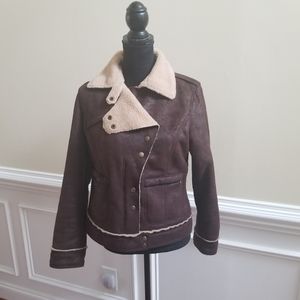 Moda International Faux Suede Jacket